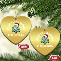 Irish Xmas Christmas Ornament Irish You A Merry Christmas Celtic Shamrock - Wonder Print Shop