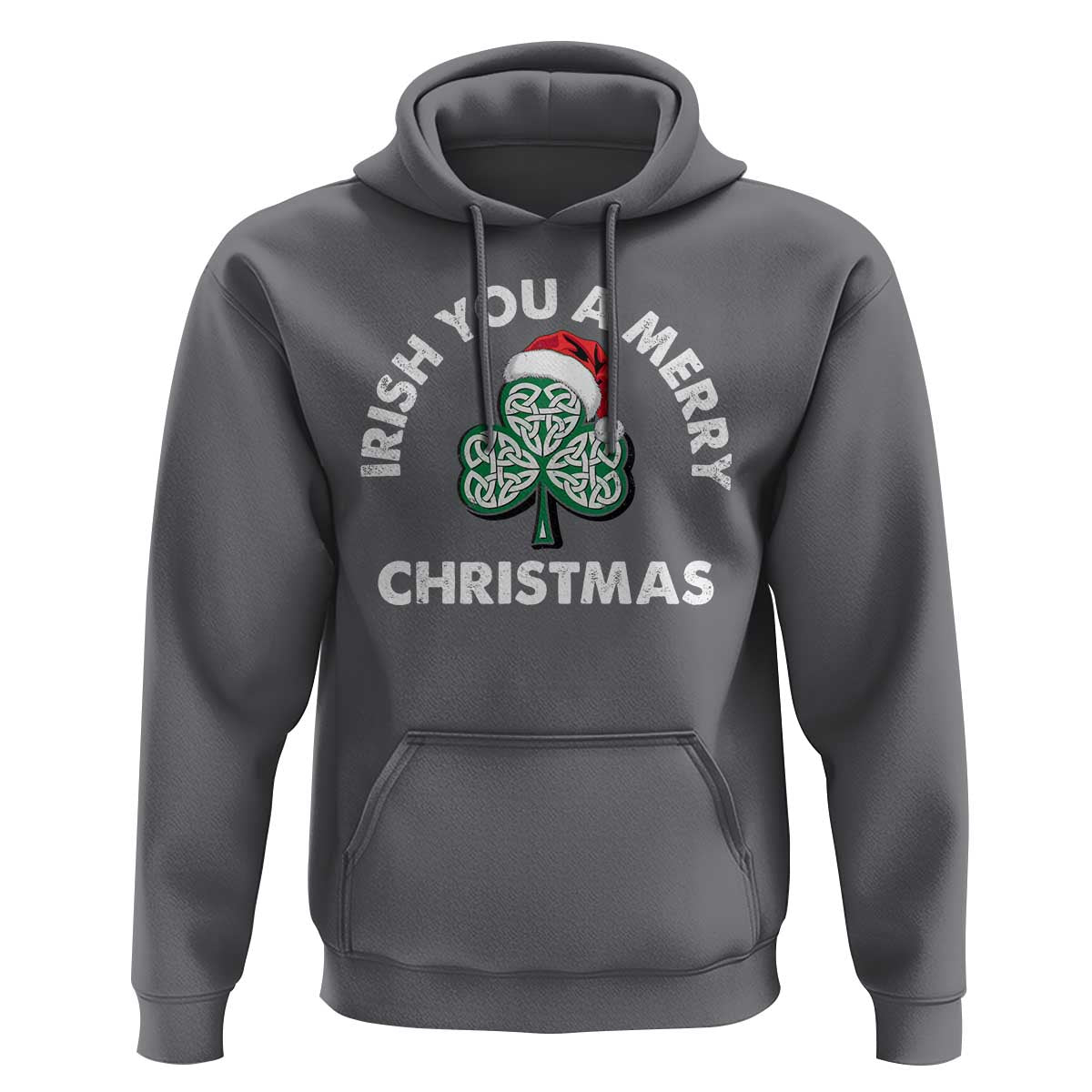 Irish Christmas Hoodie Irish You A Merry Christmas Celtic Shamrock