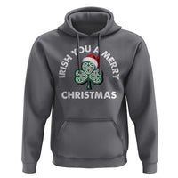 Irish Christmas Hoodie Irish You A Merry Christmas Celtic Shamrock
