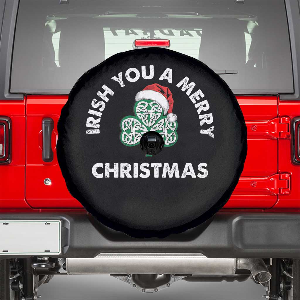 Irish Christmas Spare Tire Cover Irish You A Merry Christmas Celtic Shamrock