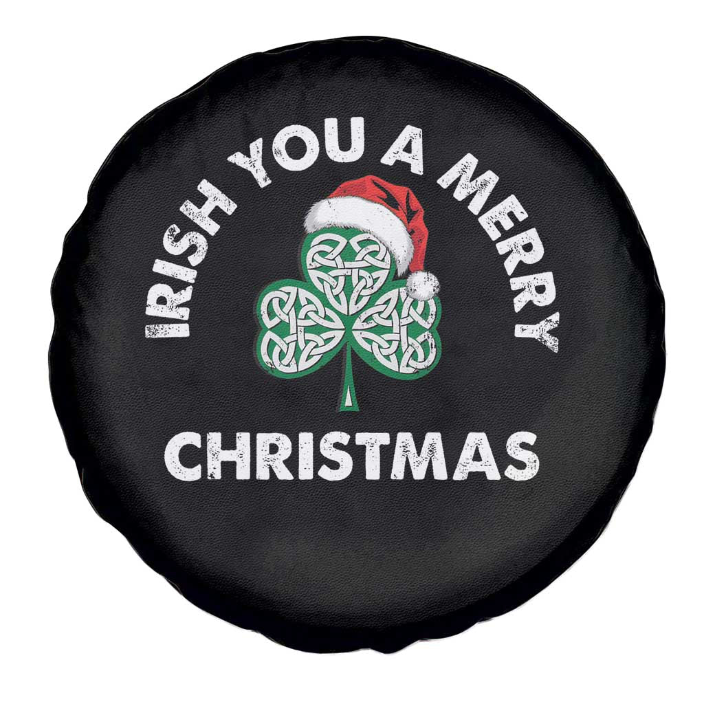Irish Christmas Spare Tire Cover Irish You A Merry Christmas Celtic Shamrock