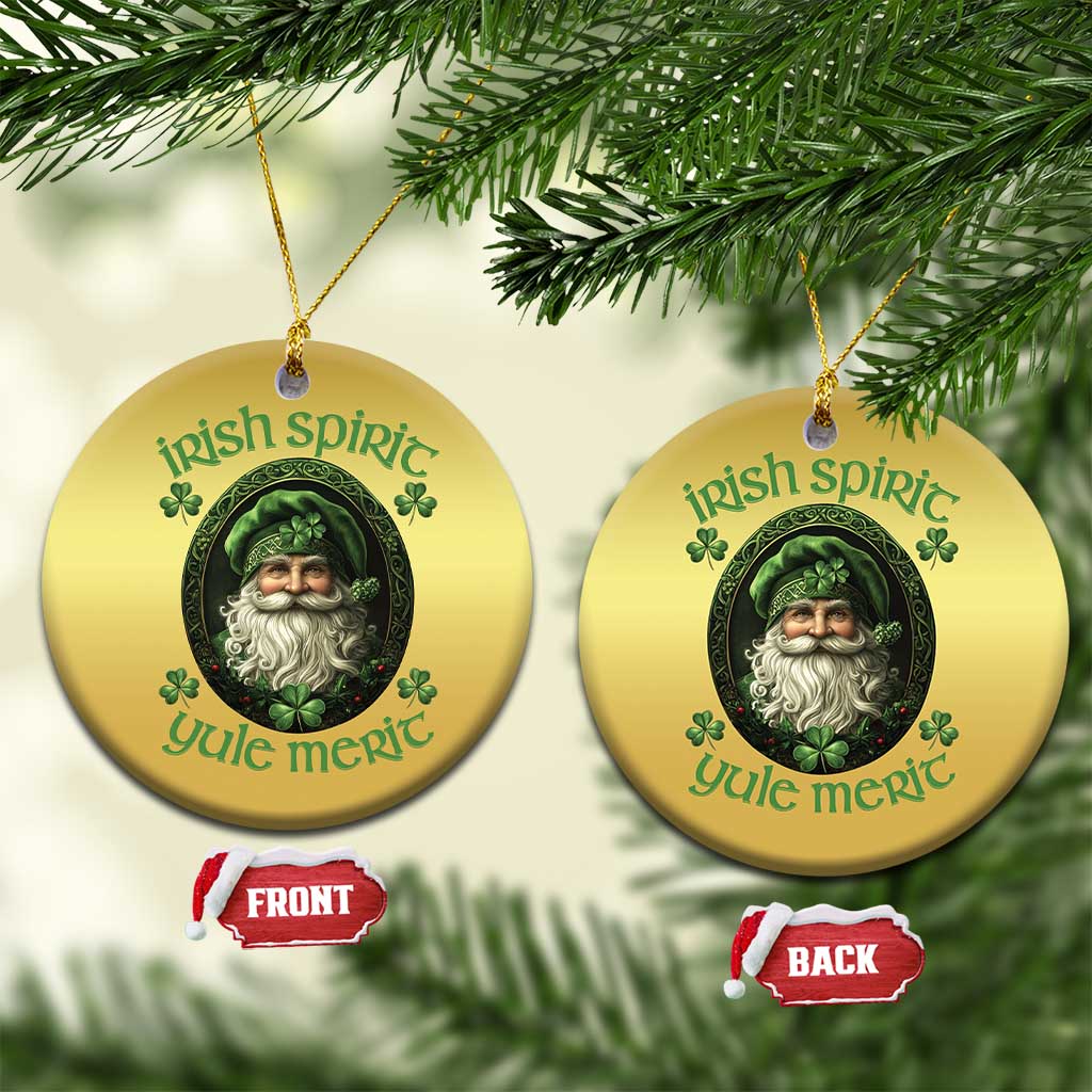 Irish Spirit Yule Merit Christmas Ornament - Wonder Print Shop