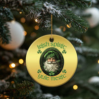 Irish Spirit Yule Merit Christmas Ornament - Wonder Print Shop