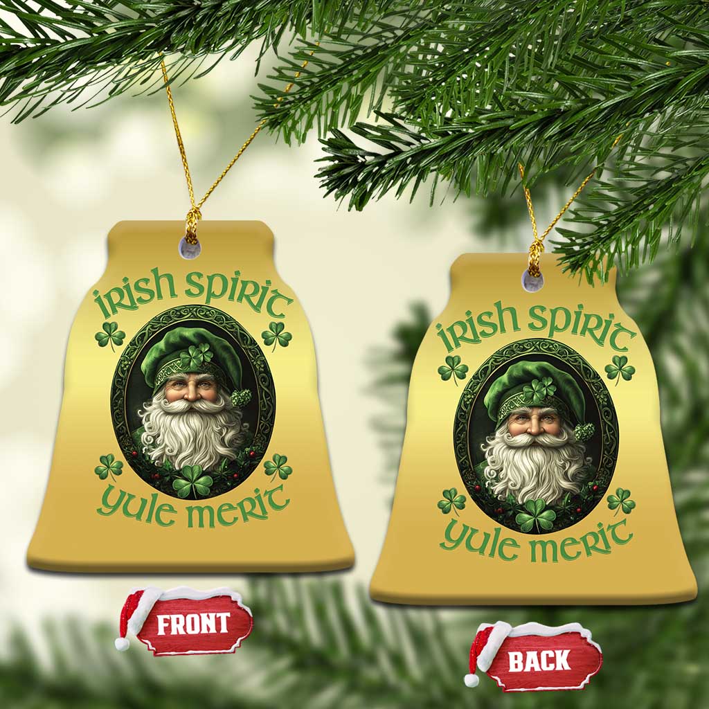 Irish Spirit Yule Merit Christmas Ornament - Wonder Print Shop