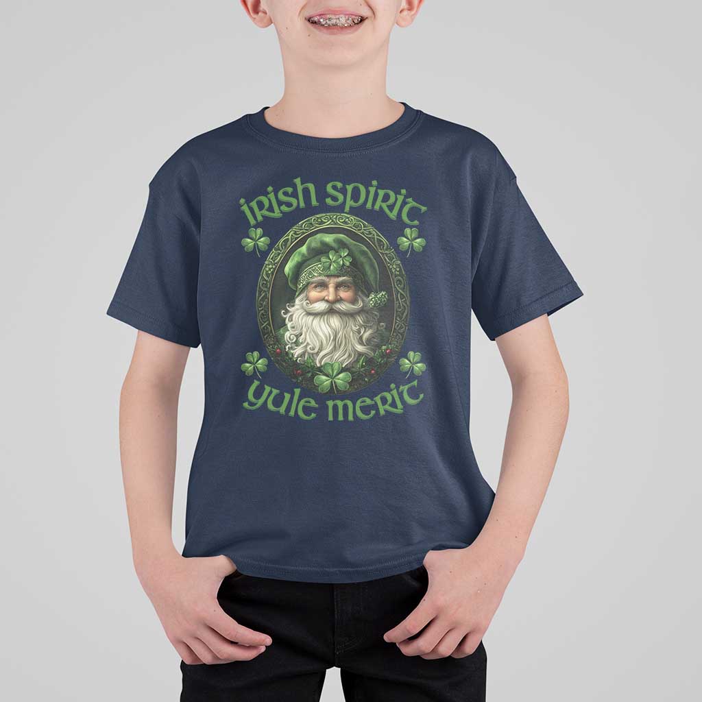 Irish Spirit Yule Merit T Shirt For Kid - Wonder Print Shop