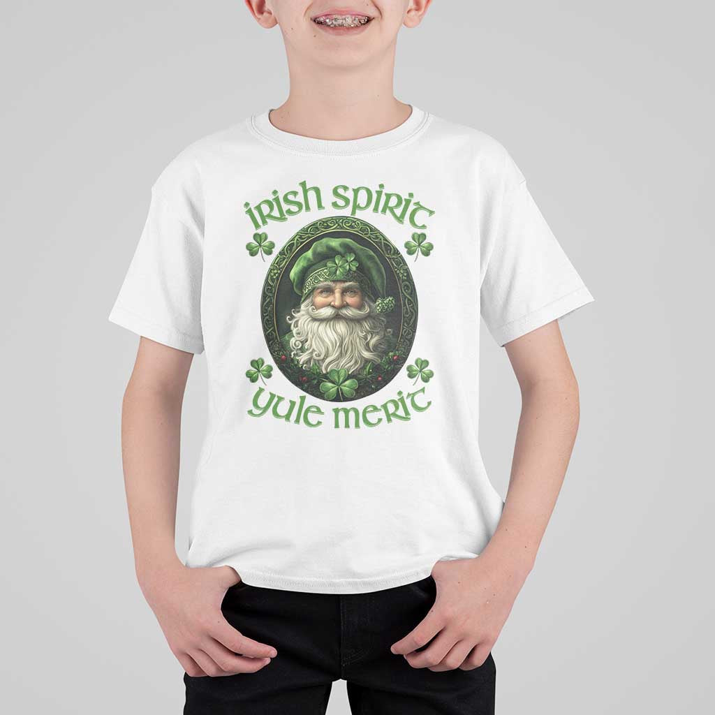 Irish Spirit Yule Merit T Shirt For Kid - Wonder Print Shop