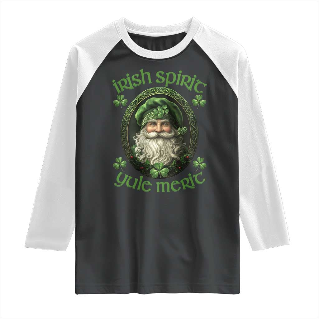 Irish Spirit Yule Merit Raglan Shirt