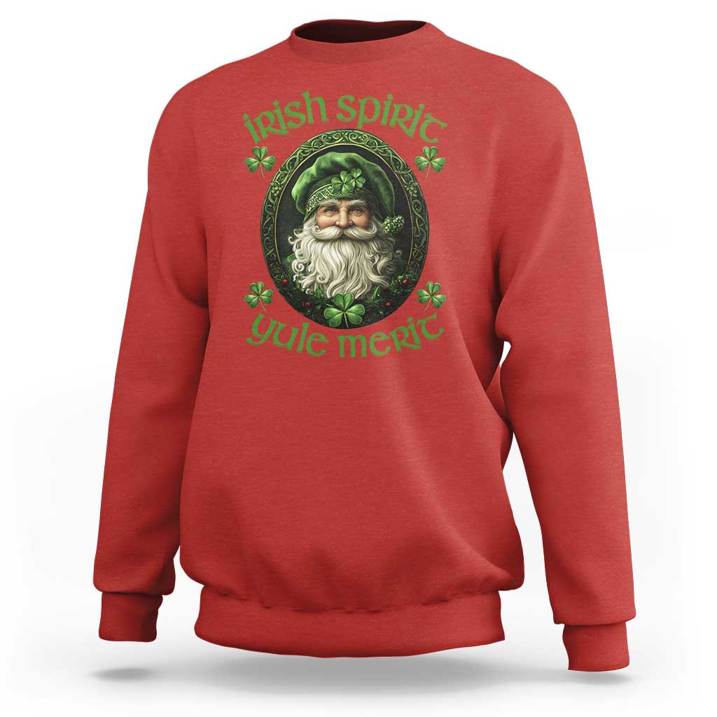 Irish Spirit Yule Merit Sweatshirt - Wonder Print Shop