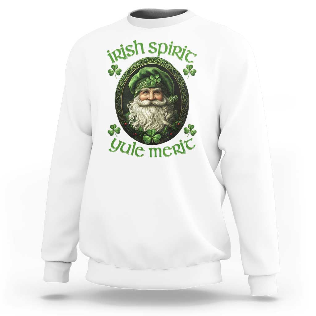 Irish Spirit Yule Merit Sweatshirt - Wonder Print Shop