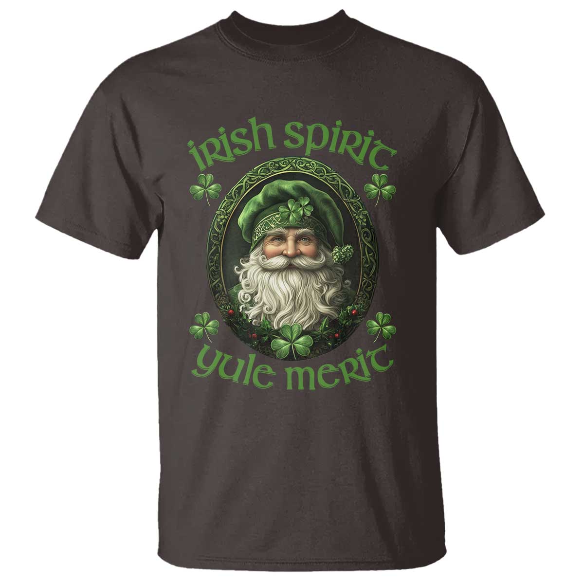 Irish Spirit Yule Merit T Shirt - Wonder Print Shop