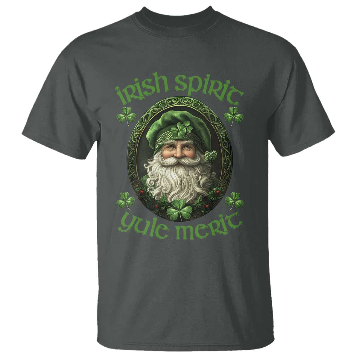 Irish Spirit Yule Merit T Shirt - Wonder Print Shop