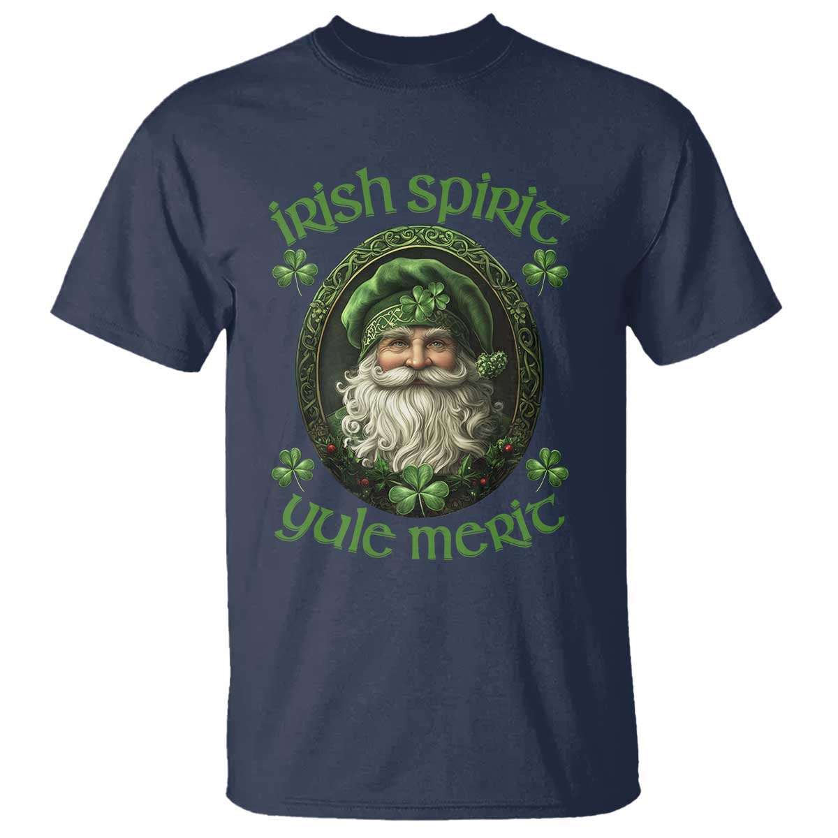 Irish Spirit Yule Merit T Shirt - Wonder Print Shop