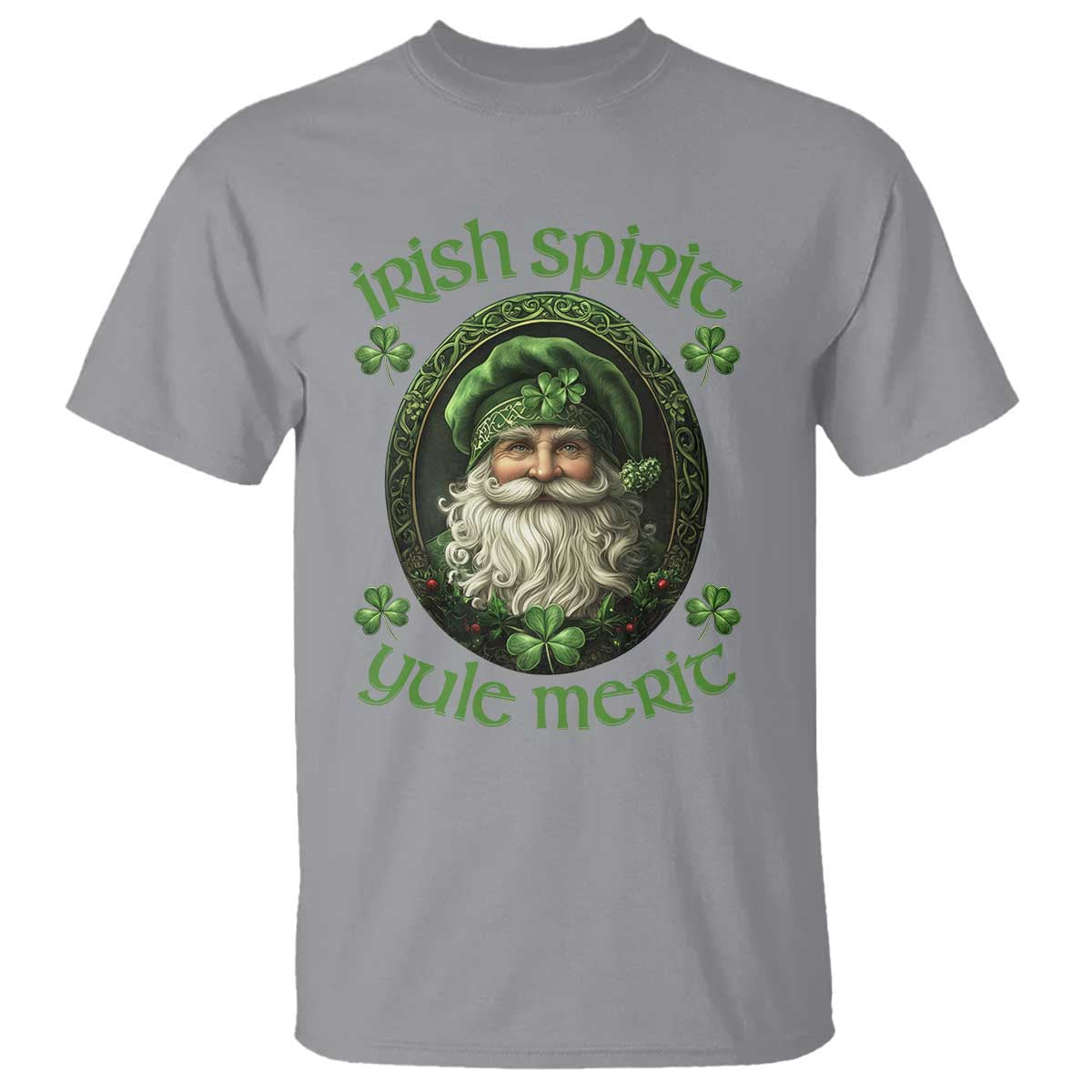 Irish Spirit Yule Merit T Shirt - Wonder Print Shop
