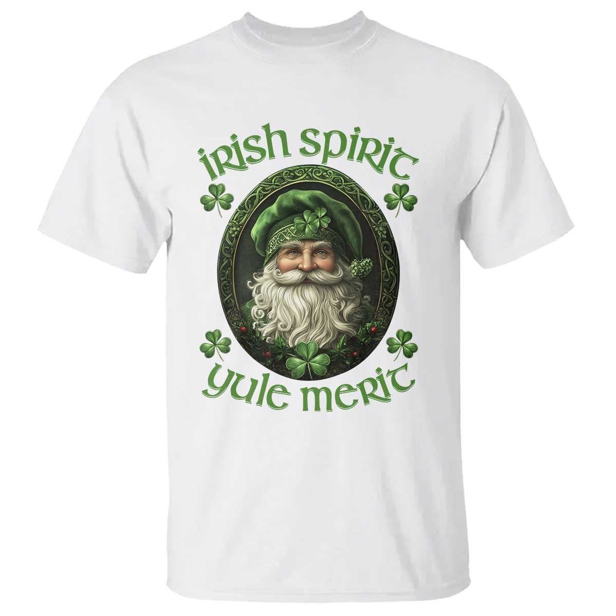 Irish Spirit Yule Merit T Shirt - Wonder Print Shop