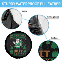 Irish Christmas Spare Tire Cover Nollaig Shona Duit Shamrock Santa Lucky For Everyone