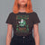 Irish Christmas T Shirt For Women Nollaig Shona Duit Shamrock Santa Lucky For Everyone - Wonder Print Shop