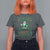 Irish Christmas T Shirt For Women Nollaig Shona Duit Shamrock Santa Lucky For Everyone - Wonder Print Shop
