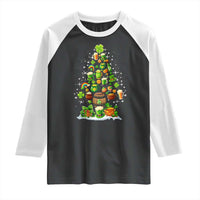 Merry Christmas Tree Irish Raglan Shirt