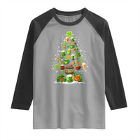 Merry Christmas Tree Irish Raglan Shirt