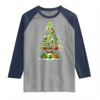 Merry Christmas Tree Irish Raglan Shirt