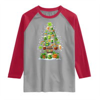Merry Christmas Tree Irish Raglan Shirt