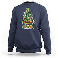 Merry Christmas Tree Irish Sweatshirt - Wonder Print Shop