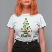 Merry Christmas Tree Irish T Shirt For Women - Wonder Print Shop