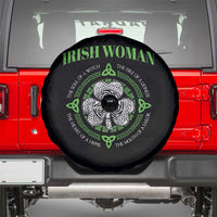 Irish Woman Pride Spare Tire Cover The Soul of A Witch Celtic Shamrock Feminist