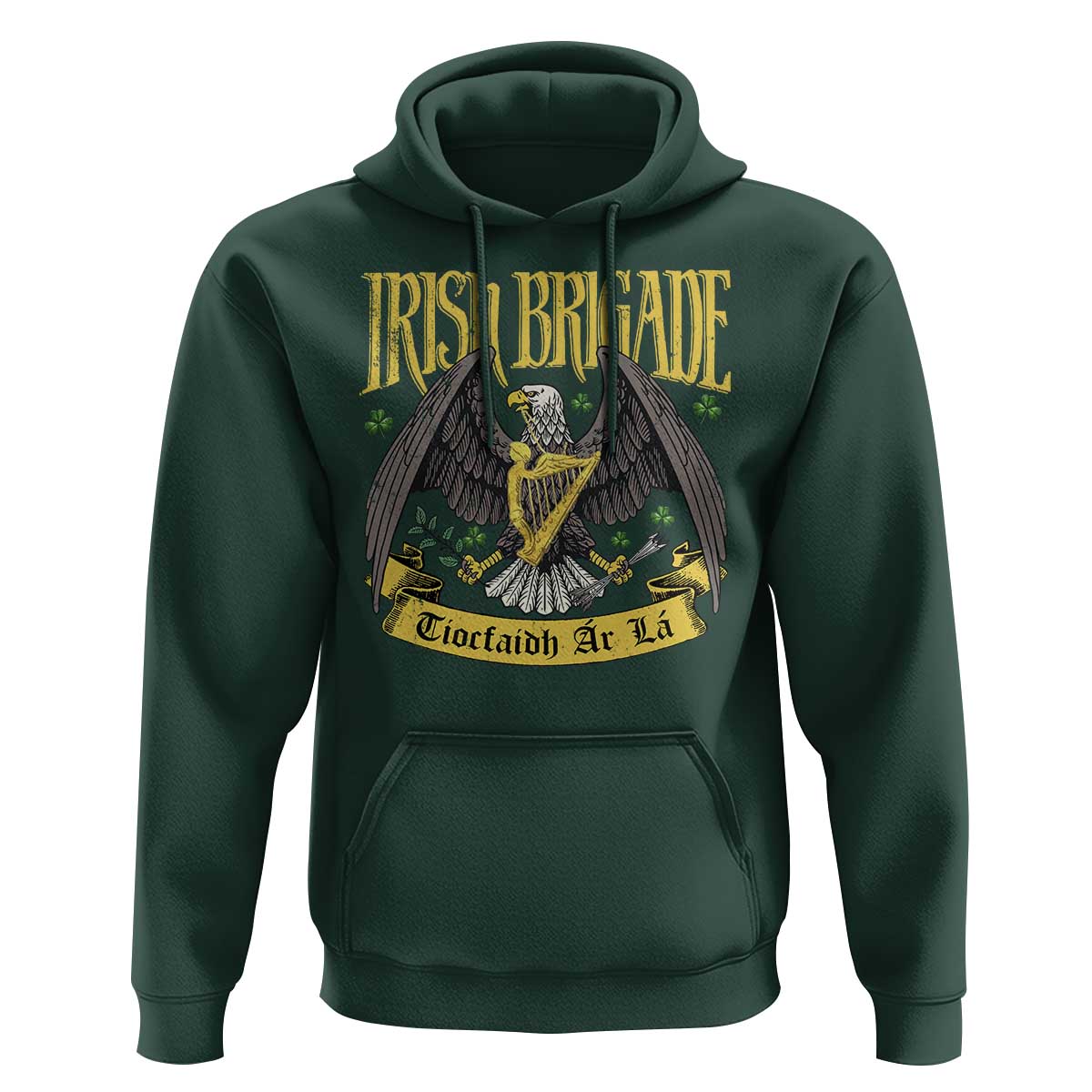 Irish Brigade Hoodie Tiocfaidh Ár Lá Eagle Patriotic