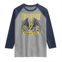 Irish Brigade Raglan Shirt Tiocfaidh Ar La Eagle Patriotic