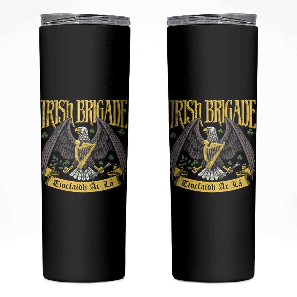 Irish Brigade Skinny Tumbler Tiocfaidh Ar La Eagle Patriotic