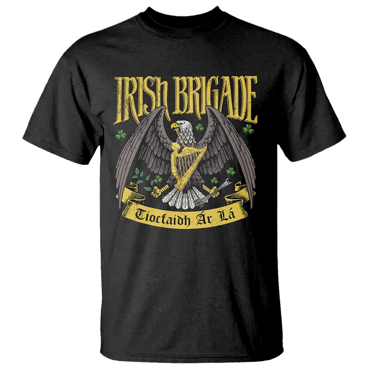 Irish Brigade T Shirt Tiocfaidh Ár Lá Eagle Patriotic - Wonder Print Shop