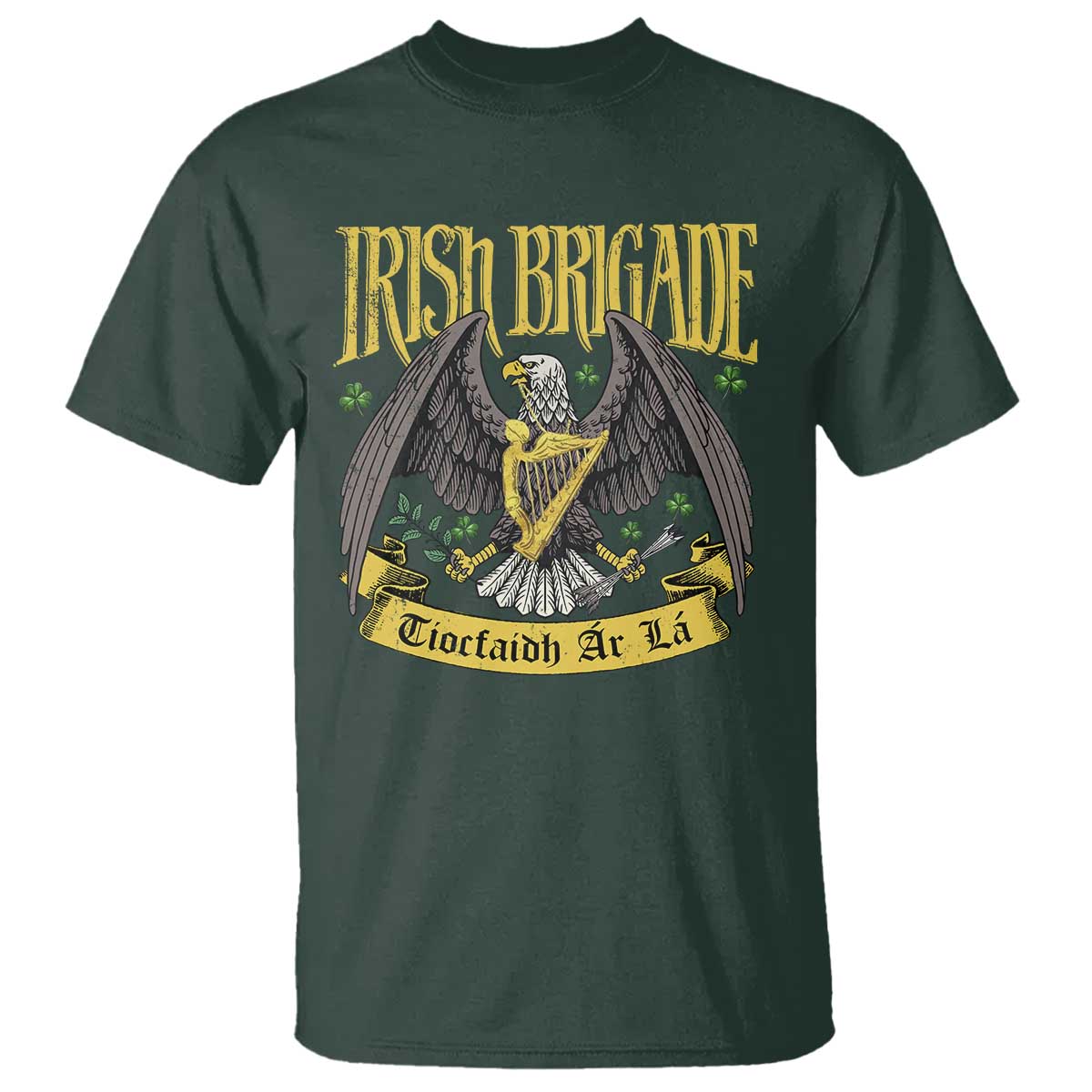 Irish Brigade T Shirt Tiocfaidh Ár Lá Eagle Patriotic - Wonder Print Shop