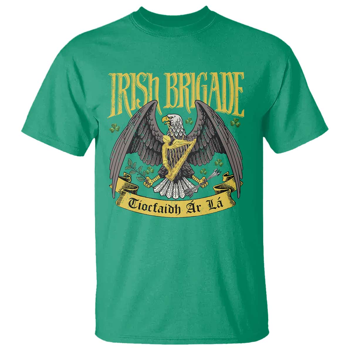 Irish Brigade T Shirt Tiocfaidh Ár Lá Eagle Patriotic - Wonder Print Shop