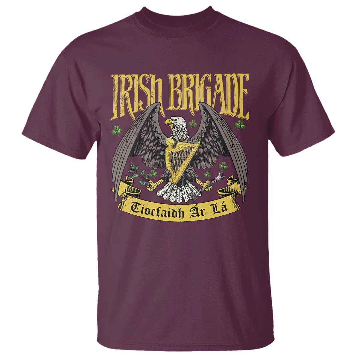 Irish Brigade T Shirt Tiocfaidh Ár Lá Eagle Patriotic - Wonder Print Shop