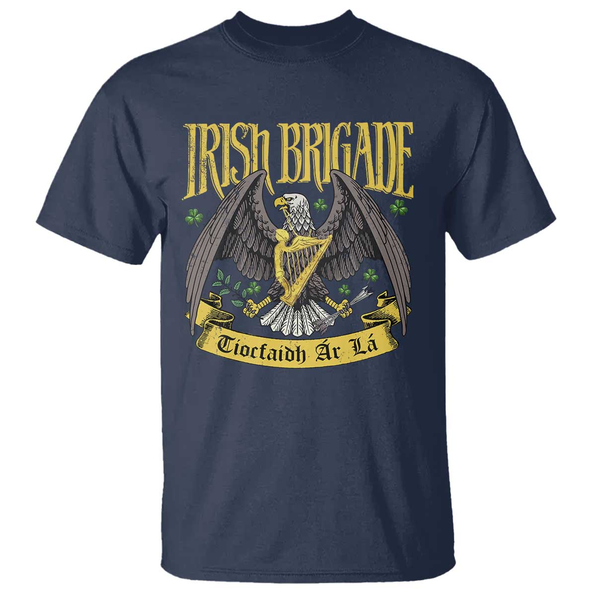 Irish Brigade T Shirt Tiocfaidh Ár Lá Eagle Patriotic - Wonder Print Shop