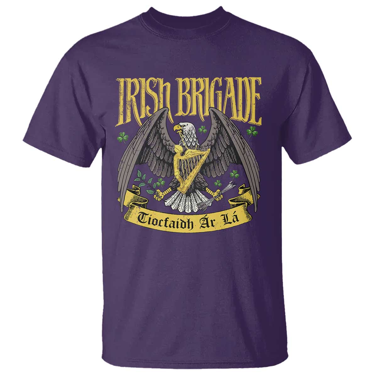 Irish Brigade T Shirt Tiocfaidh Ár Lá Eagle Patriotic - Wonder Print Shop