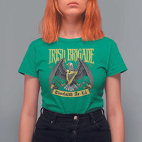 Irish Brigade T Shirt For Women Tiocfaidh Ár Lá Eagle Patriotic - Wonder Print Shop