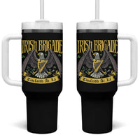 Irish Brigade Tumbler With Handle Tiocfaidh Ar La Eagle Patriotic