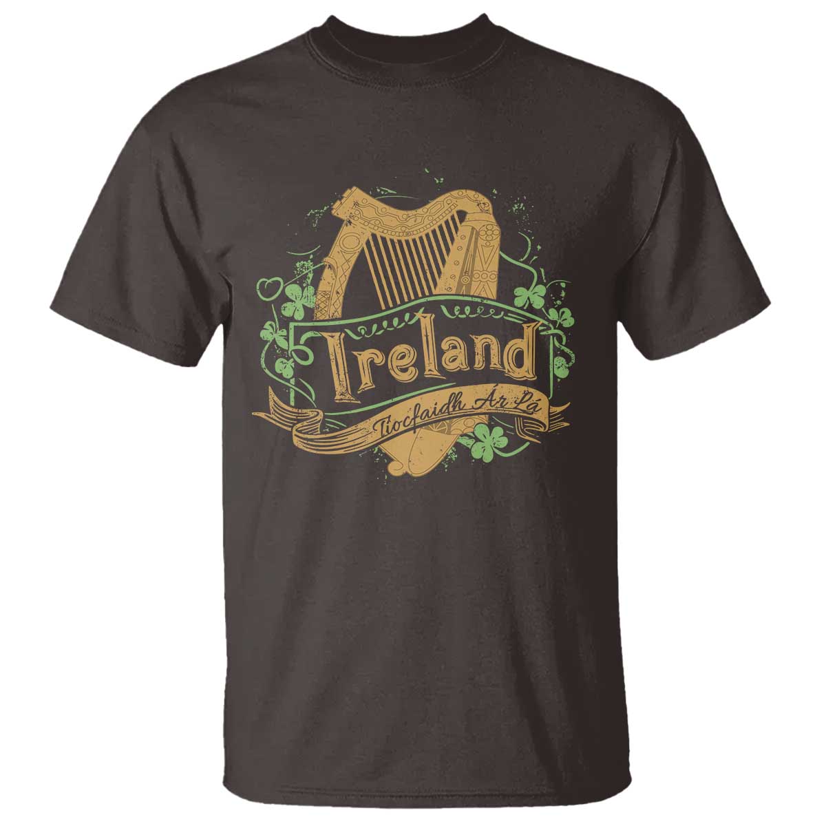 Irish Brigade T Shirt Tiocfaidh Ár Lá Coat Of Arms Kingdom Ireland - Wonder Print Shop