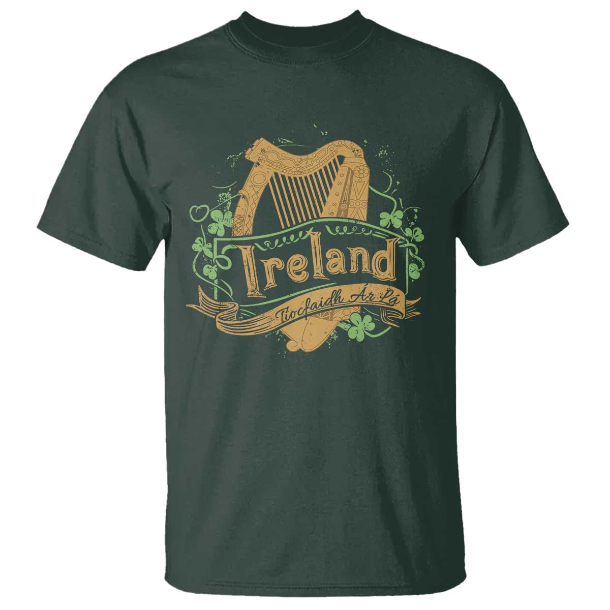 Irish Brigade T Shirt Tiocfaidh Ár Lá Coat Of Arms Kingdom Ireland - Wonder Print Shop