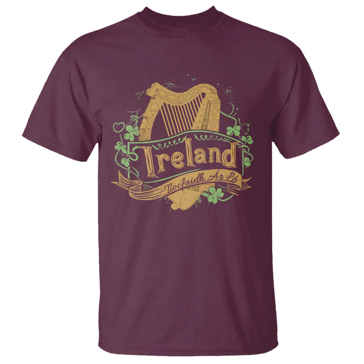 Irish Brigade T Shirt Tiocfaidh Ár Lá Coat Of Arms Kingdom Ireland - Wonder Print Shop
