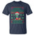 Funny Xmas Alien Santa T Shirt Merry Christmas Humans UFO Outer Space - Wonder Print Shop