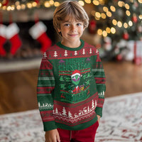 Funny Xmas Alien Santa Ugly Christmas Sweater Merry Christmas Humans UFO Outer Space - Wonder Print Shop