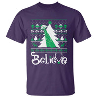 Funny Xmas UFO Believe T Shirt - Wonder Print Shop