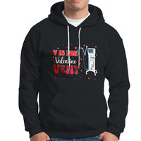 Valentine's Day Hoodie V Is For Vent Respiratory Therapist Nurse Healthcare Worker - Wonder Print Shop