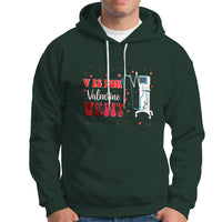 Valentine's Day Hoodie V Is For Vent Respiratory Therapist Nurse Healthcare Worker - Wonder Print Shop