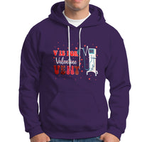 Valentine's Day Hoodie V Is For Vent Respiratory Therapist Nurse Healthcare Worker - Wonder Print Shop