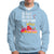 Valentine's Day Hoodie I Choo Choo Choose You Love Train Heart - Wonder Print Shop