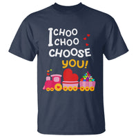 Valentine's Day T Shirt I Choo Choo Choose You Love Train Heart - Wonder Print Shop